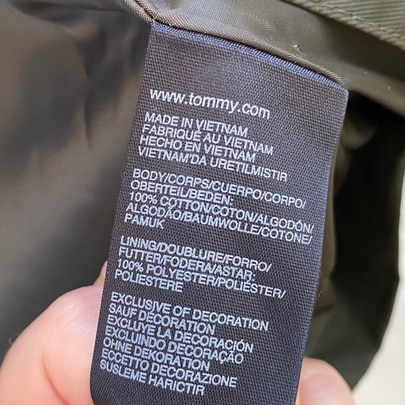 Tommy Hilfiger Waxed Cotton Canvas Jacket/Coat Womens Size: XL - Picture 10 of 13